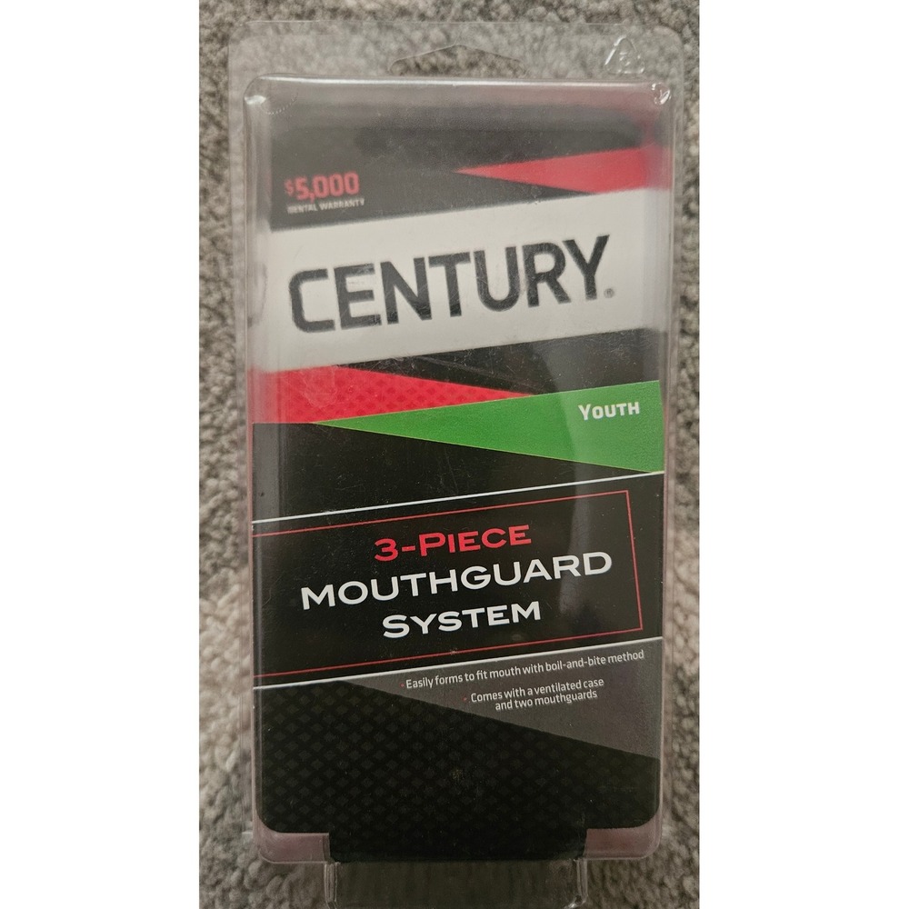 Century Youth 3-Piece Mouthguard System New‎ Sports Mouth Piece
